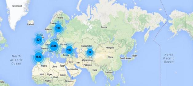 Fig. 1 - As of mid-May 2014 5,296 local authorities signed the Covenant of Mayors